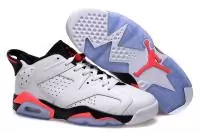 nike air jordan 6 vi femmes retro basketball chaussures fly white